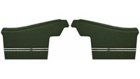 Rear Deluxe Side Panel Set for 1972 Chevrolet Chevelle, Convertible [Dark Green]