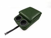 Standard Bench Seat Console with Cup Holders and Storage Compartment [Green, Madrid Grain Vinyl]