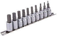 Hex Bit Socket Set, 3/8 in. Drive [Metric 10-Piece]