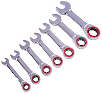 Ratcheting Wrench Set [7-piece, SAE]