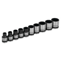 10-Piece Spline Socket Set [3/8 in. Drive] SAE/Metric