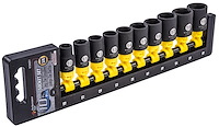 Shallow Socket Set, 3/8 in. Drive [Metric 10-Piece]