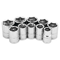 3/8 in. Drive Metric Socket Set [10-Piece, 6-Point]