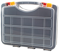 Parts Organizer Double Sided with Clear Cover