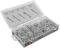 Aluminum Rivet Assortment 500 Piece