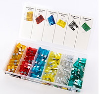 120-Piece Standard Blade Fuse Kit APR/ATO/ATC Style Fuses