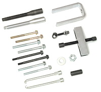 Steering Wheel Remover and Lock Plate Tool with Hard Plastic Case