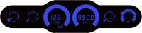 LED 6-Gauge Universal Analog Bar Graph Panel [Blue]