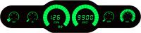 LED 6-Gauge Universal Analog Bar Graph Panel [Green]