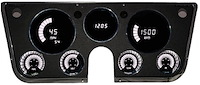 White LED Digital Bargragh Gauge Panel 1967-1972 GM C/K Pickup Trucks