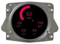 LED Direct Replacement Digital Bargraph Dash Kit for 1966-1977 Ford Bronco [Red]
