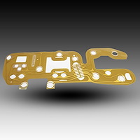 FB6004-1 Printed Flexible Circuit Board, 1976-1982 Chevy Truck