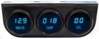 LED 3-Gauge Digital Panel [Blue]
