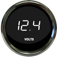 2-1/16" LED Digital Voltmeter Gauge 7.0-25.5 Volts