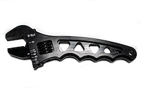ANWRCH01B AN Adjustable Wrench, -3 To -12, Aluminum, Black