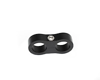 BHS-7/8 Billet Hose Separator, 7/8 in. Hose, Black