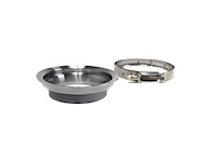BTR48795 Mild-Steel Reducer Downpipe Flange 5 in. to 4 in. T6/S400 w/Clamp