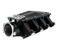 IMA-01-BLK Equalizer EFI Intake Manifold, GM LS1/2/6 - Cathedral Port [Black Powder Coat Finish]