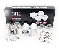 BTRCP-HEMI40901125-FT-8 Forged Flat-Top Piston & Ring Set for Mopar Gen III Hemi Engines [4.090 in. Bore, 3 cc Flat-Top]