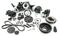 ACD-LT05B-SFI Hyperdrive Front Drive Dress Kit for GM Gen V LT Engines w/SFI Approved Damper [Black]