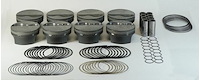 BTRCVP365125DM0-8 Cvh Piston Set 4.005 in. Bore 3.622 in. Stroke 0CC Dome