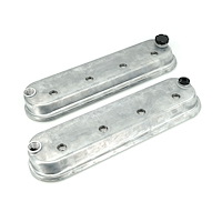 VCA-03-NAT No Logo Valve Cover Set Natural Finish Without Coil Mounts