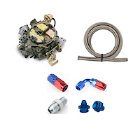 Stage 2 750 CFM Quadrajet Carb, Hose and Fitting Kit
