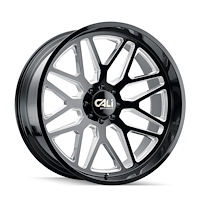 9115-22281BM 9115 Invader Wheel [Size: 22" x 12"] Gloss Black Milled Finish