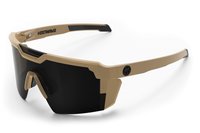 Future Tech Sunglasses [Desert Tan Frame, Black Lens, Z87+ Rated]
