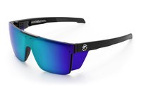 Performance Quatro Sunglasses [Black Frame, Galaxy Blue Lens, Z87+ Rated]