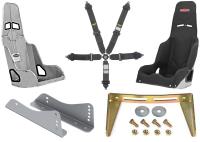 55160 Aluminum 55 Series Pro Street Drag Seat Kit [16 in. Hip Width]