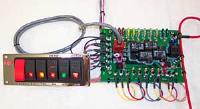 Dash-Mount Switch Panel/Wire Kit Heavy-duty stud terminal connections