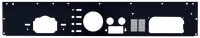 0479-383 Dash Panel with (1) Speaker Grille 1976-1986 Jeep CJ5, CJ7, CJ8