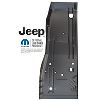 0482-220 Half-Length Floor Pan for 1984-2001 Jeep Cherokee XJ, 1984-1990 Jeep Wagoneer XJ [Right/Passenger Side]