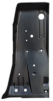 0482-228 Replacement Floor Panels, Jeep Comanche, Right/Passenger Side, 1986-1992, Steel, EDP Coated