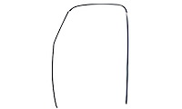 0846-075 Door Windlace Retainer Channel Kit for 1949-1955 Chevy/GMC Trucks [Left/Driver Side]