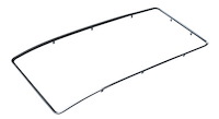 0849-505 Center Console Trim Ring for 1969-1972 GM Trucks, 1969-1975 GM Blazer, Jimmy, Suburban w/Bucket Seats [Chrome]