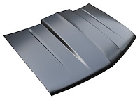 0852-035 Cowl Induction Hood for 1988-1998 GM 1500 Trucks, 1988-2002 GM 3500 Trucks, 1988-1998 GM SUVs [2 in.]