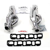 1961S-2JT Shorty Headers for 2009-2018 Ram 1500 & 2019-2021 Classic 1500 Trucks w/5.7L Hemi Engine 2WD/4WD [Silver Ceramic]