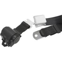 2-Point Retractable Aviation Lap Belt w/Hardware