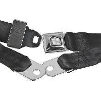 2-Point Push-Button Lap Belt w/Hardware
