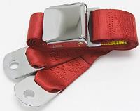 2-Point Lap Belt Color: Bright Red
