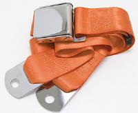 2-Point Lap Belt Color: Orange