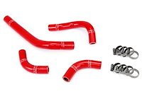 57-1234-RED Radiator Hose Kit, High-Temp 3-Ply Reinforced Silicone, Replace OEM Rubber Radiator Coolant Hoses