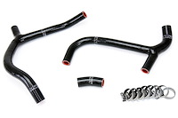 57-1236-BLK Radiator Hose Kit, High-Temp 3-Ply Reinforced Silicone, Replace OEM Rubber Radiator Coolant Hoses