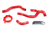 57-1237-RED Radiator Hose Kit, High-Temp 3-Ply Reinforced Silicone, Replace OEM Rubber Radiator Coolant Hoses
