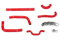 57-1241-RED Radiator Hose Kit, High-Temp 3-Ply Reinforced Silicone, Replace OEM Rubber Radiator Coolant Hoses