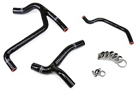 57-1243-BLK Radiator Hose Kit, High-Temp 3-Ply Reinforced Silicone, Replace OEM Rubber Radiator Coolant Hoses