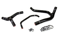 57-1244-BLK Radiator Hose Kit, High-Temp 3-Ply Reinforced Silicone, Replace OEM Rubber Radiator Coolant Hoses