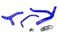57-1244-BLUE Radiator Hose Kit, High-Temp 3-Ply Reinforced Silicone, Replace OEM Rubber Radiator Coolant Hoses